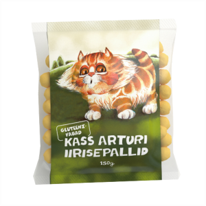Iirisepallid Kass Artur, 150 g