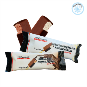 Grossi koorejäätis (glasuuris) 50 g / 2 sorti