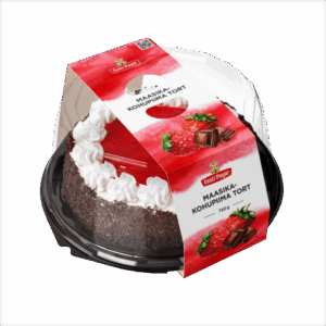 Maasika-kohupiima tort, 730 g