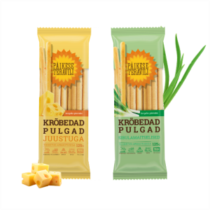 Krõbedad pulgad, 125 g / 2 sorti