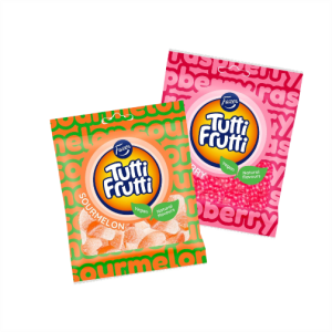 Kummikommid Tutti Frutti, 90 g / 2 sorti