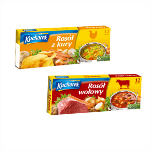 Puljongikuubikud Kucharek, 120 g / 2 sorti
