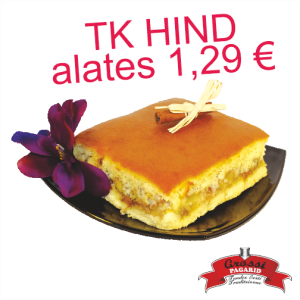 Rabarberi biskviitkook, 1 kg