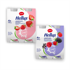 Jogurtijook Hellus (4 x 100 g) / 2 sorti