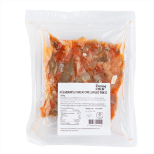 Külmsuitsu vikerforellifilee tükid, 200 g