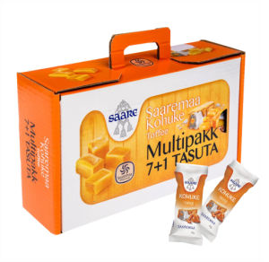 Kohuke Saare Toffee multipakk (7+1) 8 x 40 g