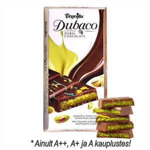 Piimašokolaad Dubaco (pistaatsiapähkli täidisega) 95 g
