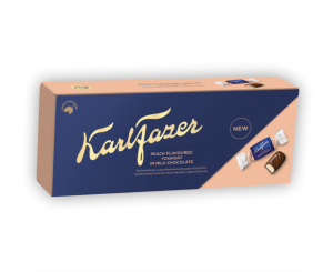 Kommikarp Karl Fazer (virsikujogurti täidisega) 250 g