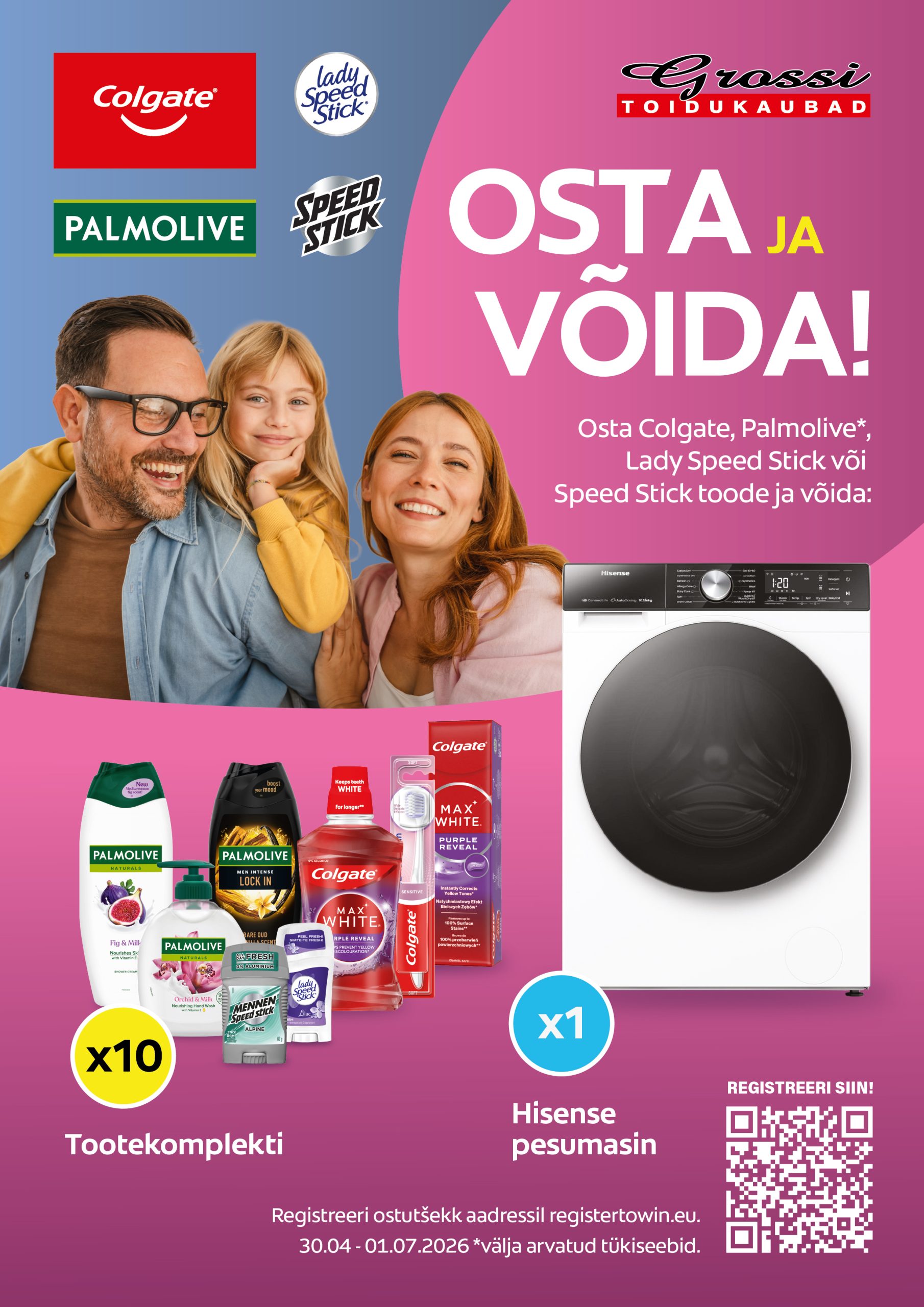 Colgate, Palmolive, Speed Stick tarbijamäng