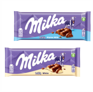 Piimašokolaad Milka, al 90 g / 2 sorti
