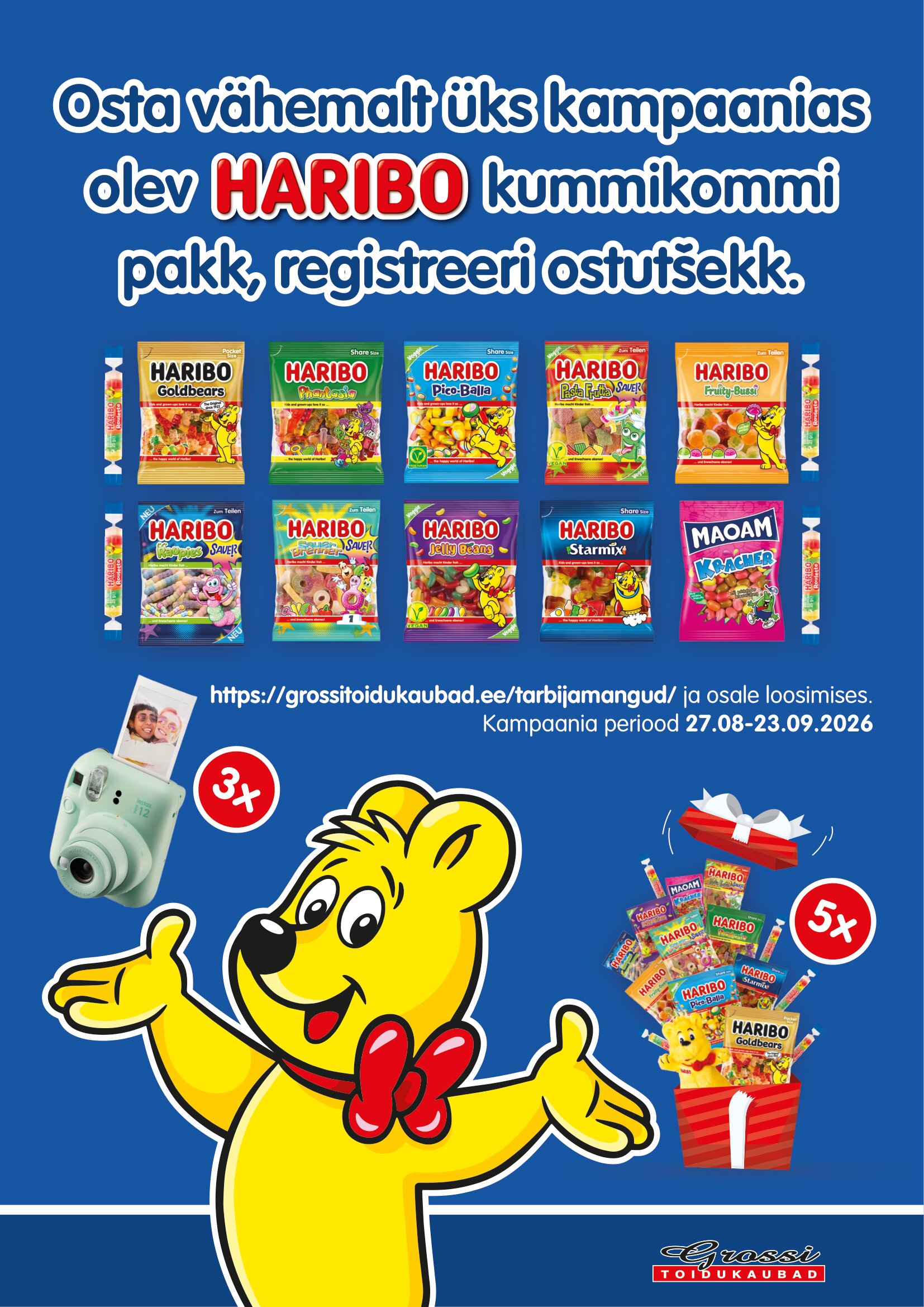 Haribo kummikommide tarbijamäng