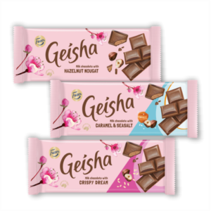 Šokolaad Geisha, 100 g / 3 sorti